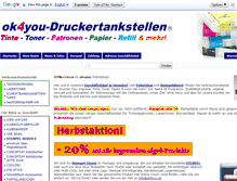 Tablet Screenshot of ok4you-shop.com